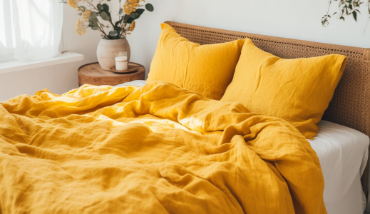 Natural Linen Bed Sets