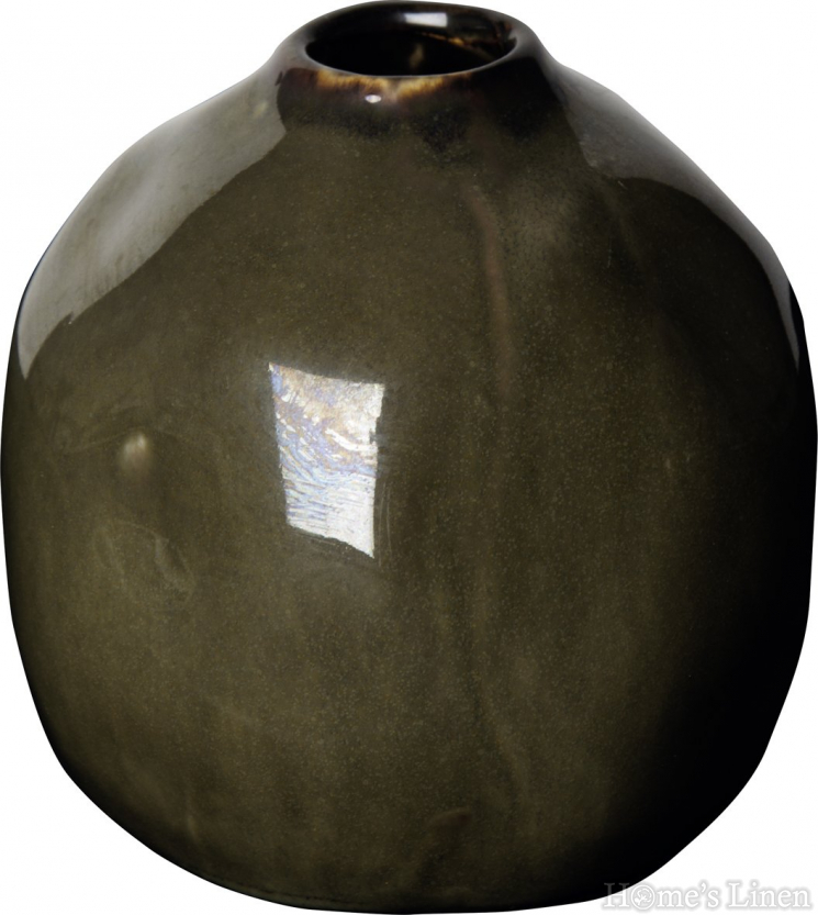 Керамична декоративна ваза в зелено, IHR