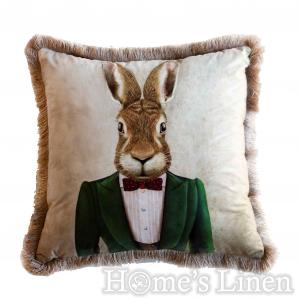  Decorative pillow  "EY243 Rabbit", Mika Velvet