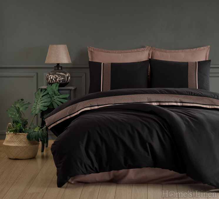 Copy of Copy of Copy of Copy of Copy of Copy of Copy of Copy of Copy of Copy of  Bed Linen set 100% cotton "Melkor" V6 Powder, MIKA