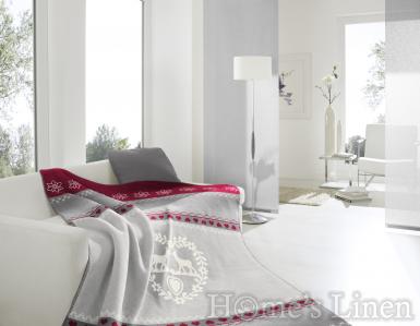 Луксозно одеяло с празнични мотиви памук бленд "Alpine Romance", Alpine Collection