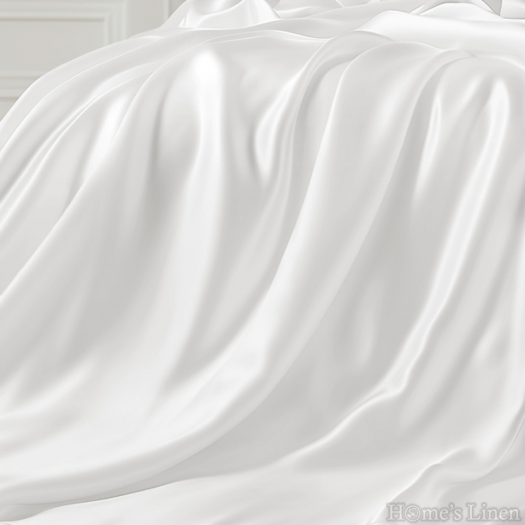  Премиум плик 100% естествена коприна от копринени буби, Royal Silk Mulberry Collection 22 Momme 6A Grade, Ivory