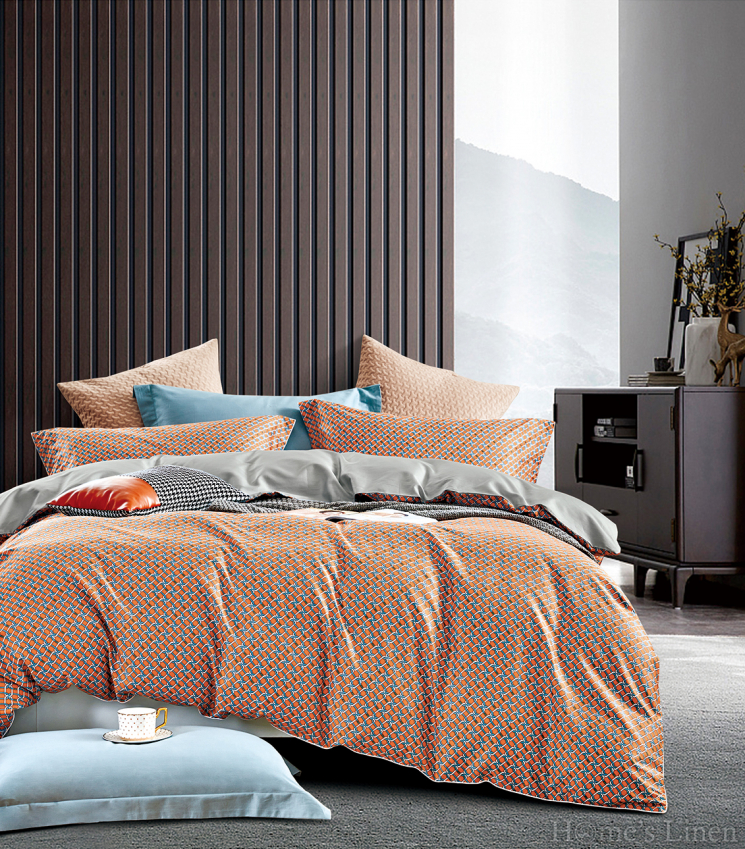 Luxury Bed Linen Set Cotton Sateen, 100% Cotton 300 Thread Count "Emma", Premium Collection