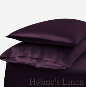 Copy of Copy of Copy of Copy of Copy of Set of 2pcs natural silk pillowcases Classic Style, Royal Silk Mulberry Collection 19 Momme 6A Grade, Anthracite