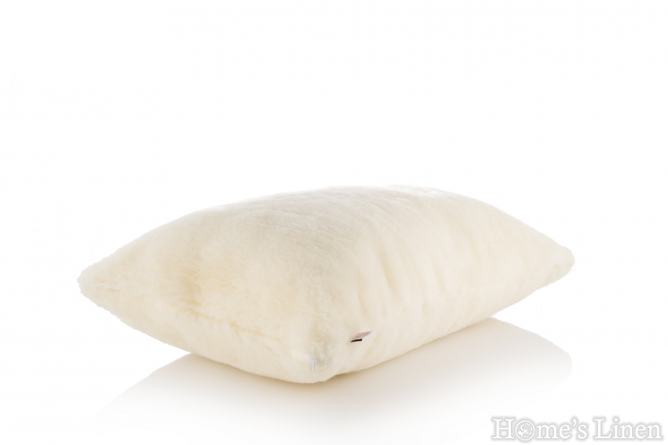 Pillow with linen and Merino wool "Merino Wool", the Woolland