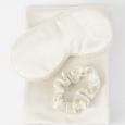 Подаръчен комплект от 3 части естествена коприна Mulberry Collection 19 Momme 6A Grade "Experience Silk" Ivory