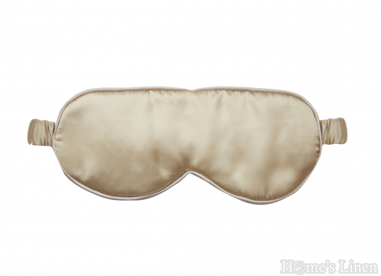 Копринена маска за сън 100% естествена коприна от буби "Dawn" Gold