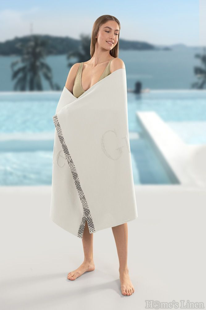 Beach towel 100% Cotton "Snap Ammos", Guy Laroche