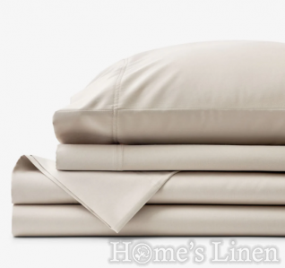 Премиум долен чaршаф с ластик памучен сатен, 100% памук 300 нишки Premium Collection - различни цветове