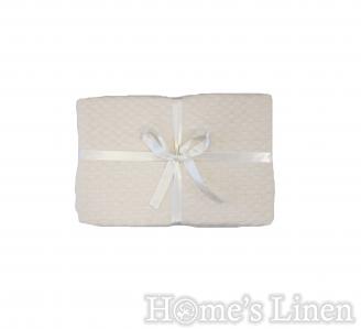 Одеяло 100% памук "Cream", Daily Pique Collection, Mika