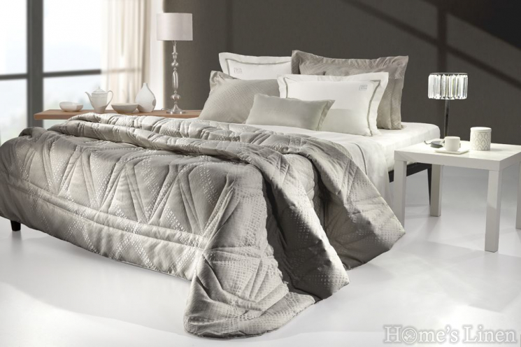 Покривало за легло от памук-перкал "Ambiente" Taupe
