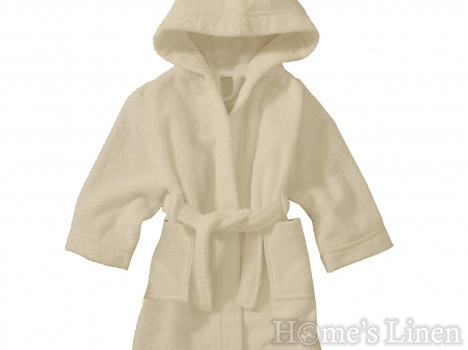 Детски халат за баня с качулка 100% памук "Стандарт дюс" 6-8г.