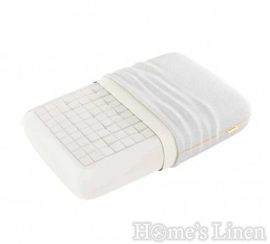 Класическа възглавница с охлаждащ калъф Technogel "Technofoam Deluxe"