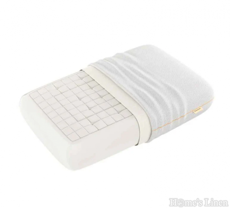 Класическа възглавница с охлаждащ калъф Technogel "Technofoam Deluxe"