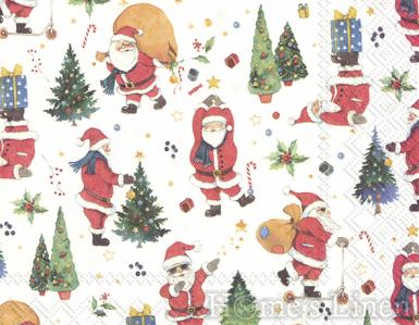 Дизайнерски салфетки 20бр "Santas Look", IHR