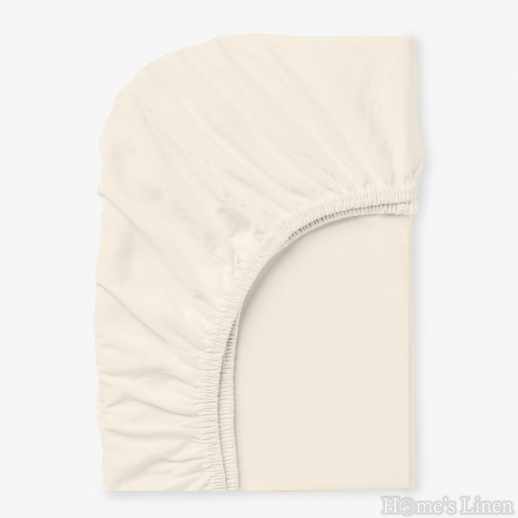 Долен чаршаф с ластик 100% суров памук, Natural Collection