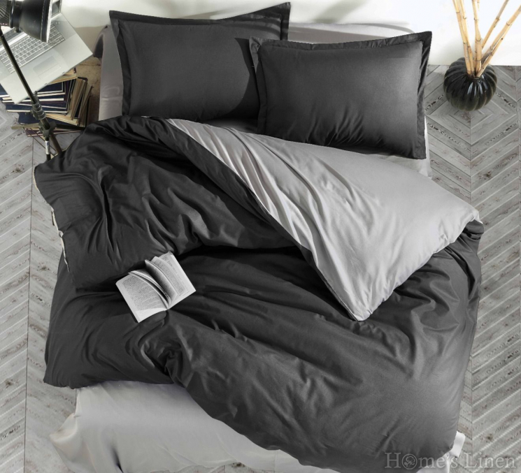 Спален комплект 100% памук "Prestige" V1 Anthracite
