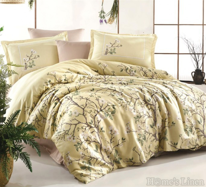 Bed Linen Set cotton sateen, 100% cotton "Alvin"