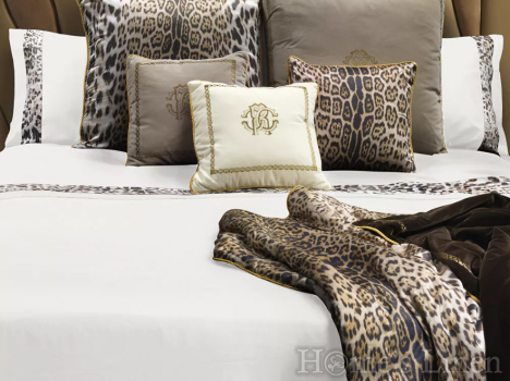 Луксозен спален комплект памучен сатен, 100% памук "Basic New" Roberto Cavalli