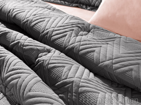 Покривало за легло от кадифе "Eden Titanium" Покривало за легло от кадифе "Eden Titanium"