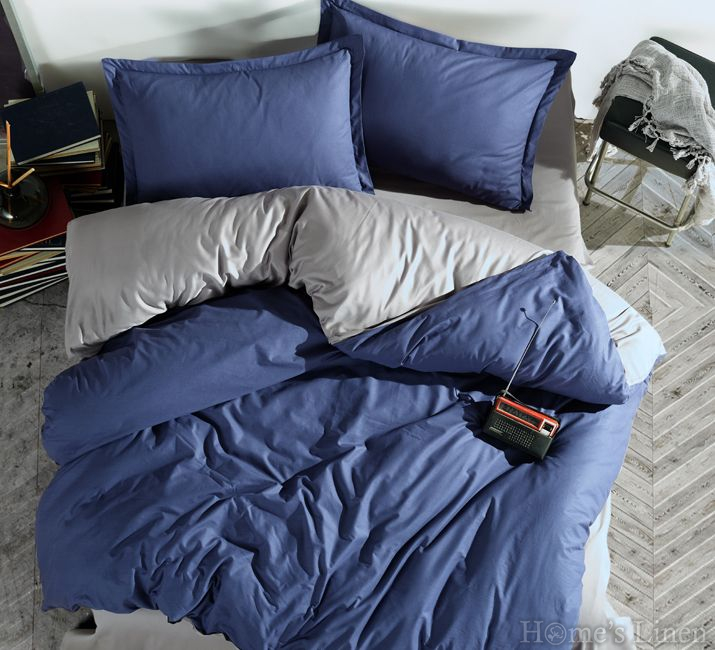 Спален комплект 100% памук "Prestige" V2 Dark Blue