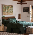 Спален комплект от 100% Френски пран лен 185гр/кв.м. "Гора", Natural Linens Collection