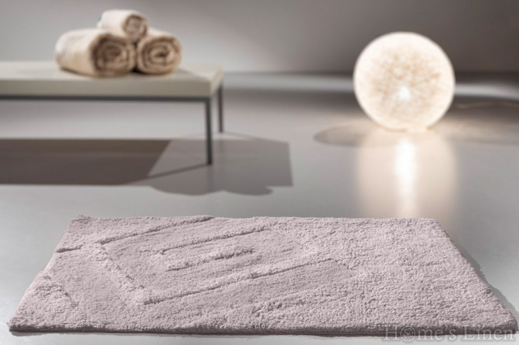 Килимче за баня 100% памук "Trivia Pudra", Guy Laroche