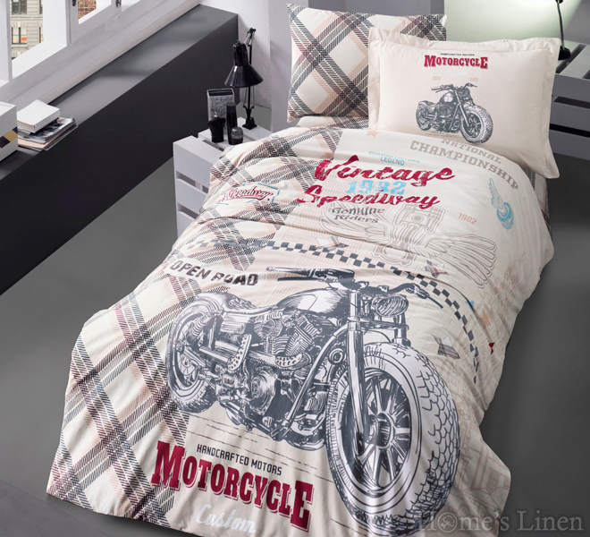 Детски спален комплект от 3 части 100% памук "Speedway"