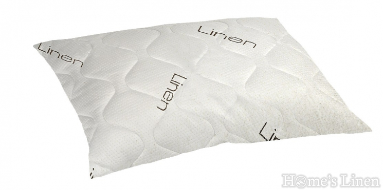 Soft Hypoallergenic Pillow with Flax Fibers