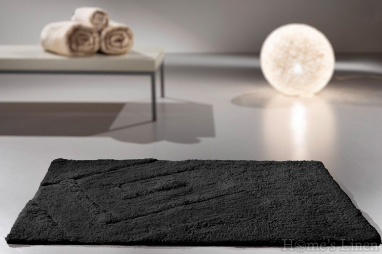 Килимче за баня 100% памук "Trivia Black", Guy Laroche