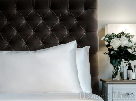 Комплект от 2бр. двулицеви калъфки за възглавница от естествена коприна от копринени буби Double Silk Style, Royal Silk Mulberry Collection 22 Momme 6A Grade, Ivory Комплект от 2бр. двулицеви калъфки за възглавница от естествена коприна от копринени буби Double Silk Style, Royal Silk Mulberry Collection 22 Momme 6A Grade, Ivory