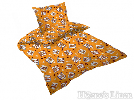 Детско спално бельо 100% памук ранфорс "Жирафи 2"