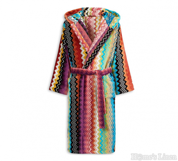 Луксозен халат за баня с качулка 100% памук Missoni "Giacomo 100"