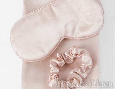 Gift Set from Natural Silk in 3 parts, Mulberry Collection 19 Momme 6A Grade "Experience Silk" Nude
