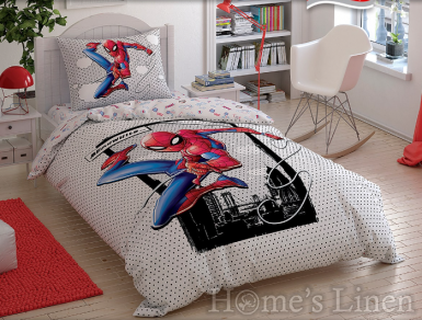 Детски спален комплект 100% памук "Spiderman Cloudy"