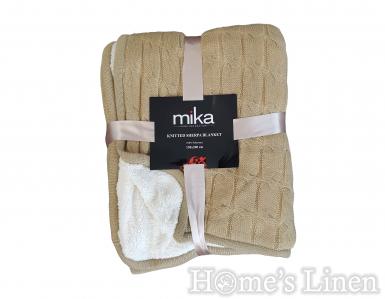 Одеяло "Braid Knitted Sherpa", MIKA