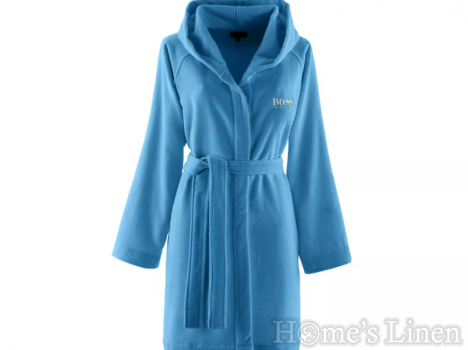 Луксозен дамски халат за баня 100% египетски памук "Plain Hooded", Hugo Boss