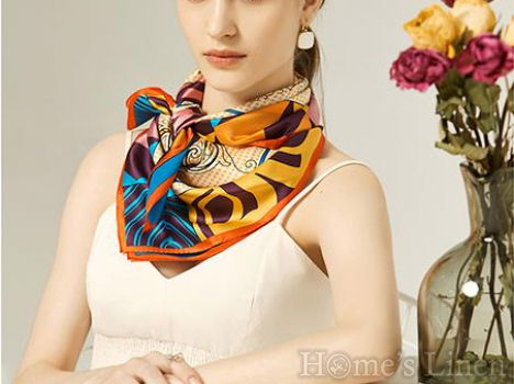 Луксозен шал от естествена коприна "Mon Satis", EM&EVE