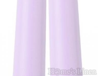 Конусовидна декоративна свещ "Tapered candle" Light Lilac