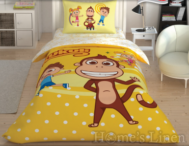 Детски спален комплект 100% памук "Kukuli Smile"