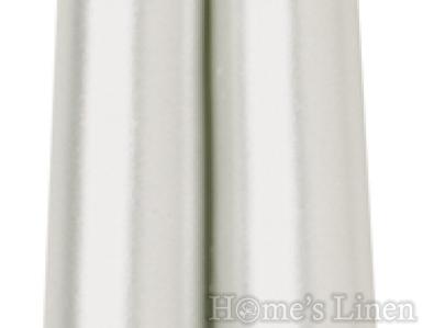 Cone-shaped decorative candle  "Tapered candle" Silver