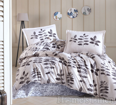 Спален комплект 100% памук "Hafsa", V1 Anthracite